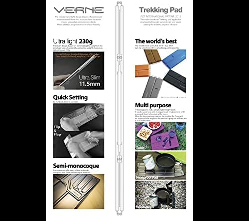 Amazon.co.jp: neiro VERNE ベルン トレッキングパッド ブラック